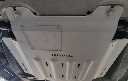 Rival 4x4 Rival 2015-2026 Ford F150 EcoBoost Only Aluminum Transmission Catalytic Converter Skid Plate