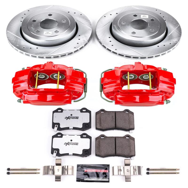 PowerStop Power Stop 06-10 Jeep Grand Cherokee Rear Z26 Street Kit w/Cals