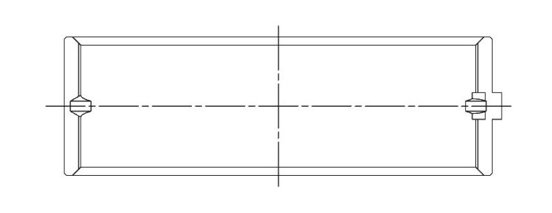 ACL Chevy 265/283/302/327 .010 Oversized Main Bearing Set - CT-1 Coated
