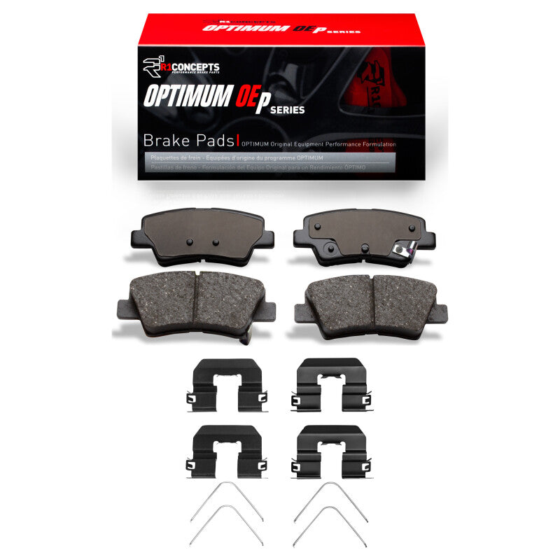 R1 Concepts R1 2017-2025 Hyundai Nexo Rear R1 Optimum OE Pads & Hardware Kit