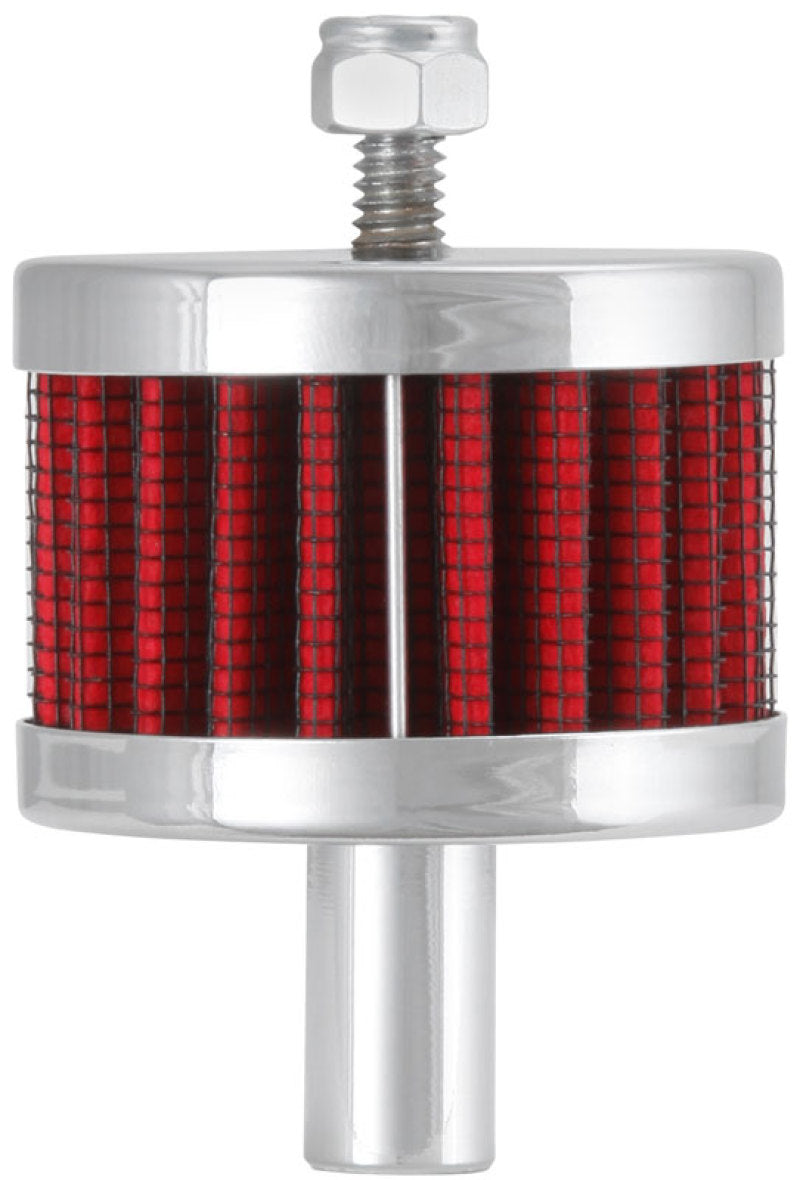 K&N Engineering K&N Steel Base Crankcase Vent Filter 0.5in Vent OD x 2in OD x 1.5in Height