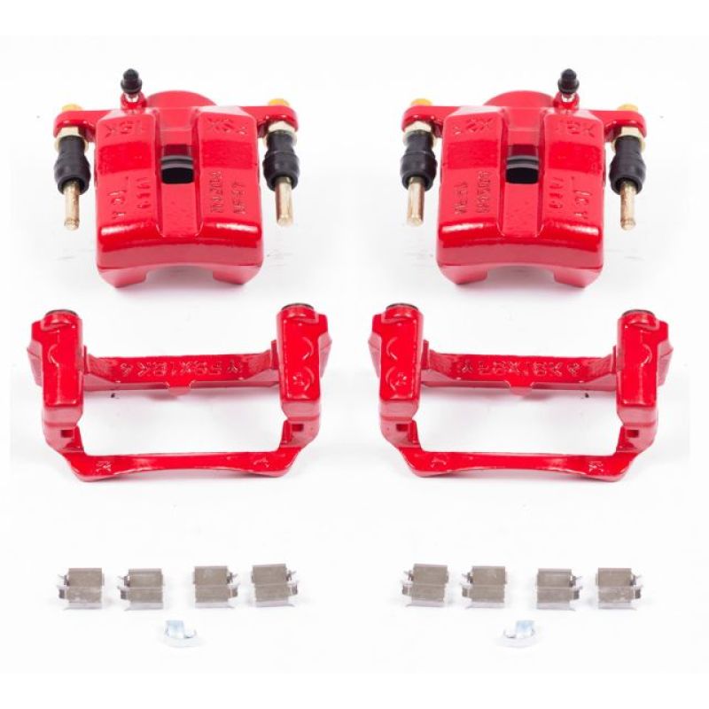 PowerStop Power Stop 06-15 Mazda MX-5 Miata Front Red Calipers w/Brackets - Pair