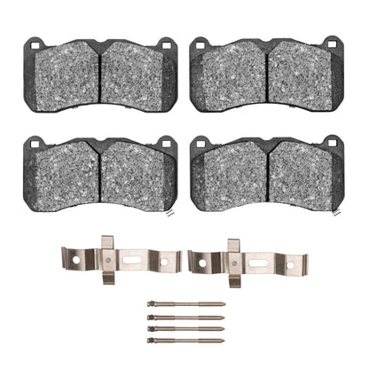 R1 Concepts R1 13-14 Ford Mustang Front Optimum OE Pads & Hardware Kit