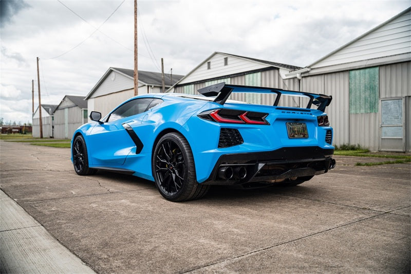 CORSA Performance Corsa 20-25 Chevrolet Corvette C8 RWD 3in Xtreme Cat-Back Exhaust w/4.5in Carbon Fiber Black PVD Tip
