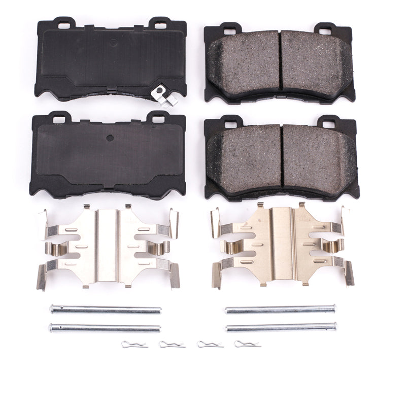 PowerStop Power Stop 09-13 Infiniti FX50 Front Z17 Evolution Ceramic Brake Pads w/Hardware