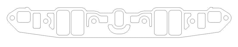 Cometic Gasket Cometic Chrysler LA V8 .060in Fiber Intake Mani Gasket Set-1.170in x 2.300in Rectangle Port