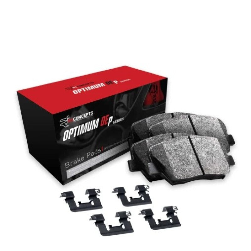 R1 Concepts R1 18-26 BMW M8 Rear Optimum OE Brake Pads and Hardware Kit