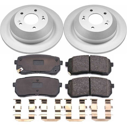 PowerStop Power Stop 15-19 Kia Sedona Rear Z17 Evolution Geomet Coated Brake Kit