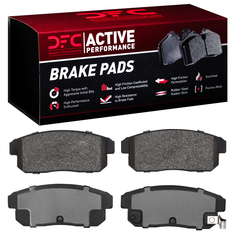 DFC 04-11 Mazda RX-8 Rear Active Performance Pads - Low Metallic
