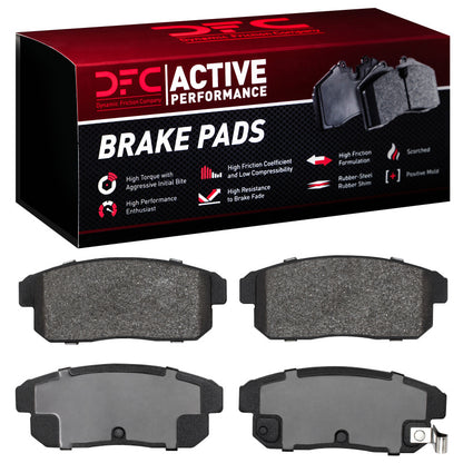 DFC 04-11 Mazda RX-8 Rear Active Performance Pads - Low Metallic