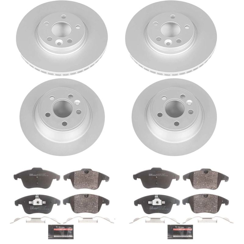 PowerStop Power Stop 15-18 Volvo S60 Front Euro-Stop Brake Kit