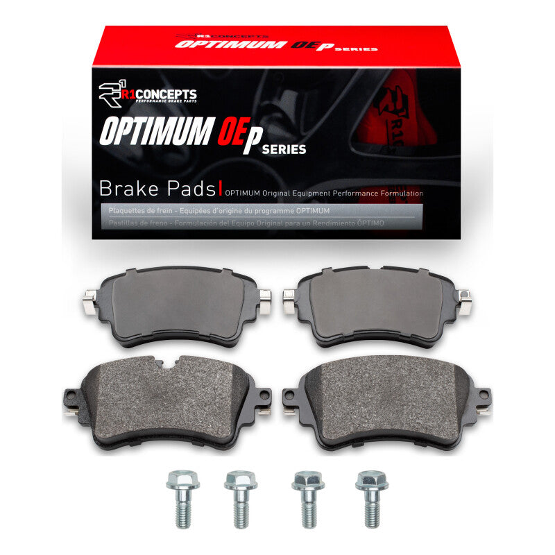R1 Concepts R1 2018-2021 Audi A4 Quattro Rear R1 Optimum OE Pads & Hardware Kit