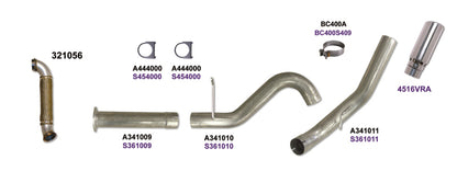 Diamond Eye Performance Diamond Eye KIT 4in DPF-BACK Single w/ TDP AL 07.5-10 Chevy/GMC 6.6L Duramax 2500/3500