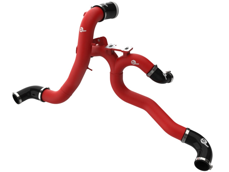 aFe 19-26 Genesis G70 V6 3.3L (tt) BladeRunner Aluminum Hot/Cold Charge Pipe Kit - Black