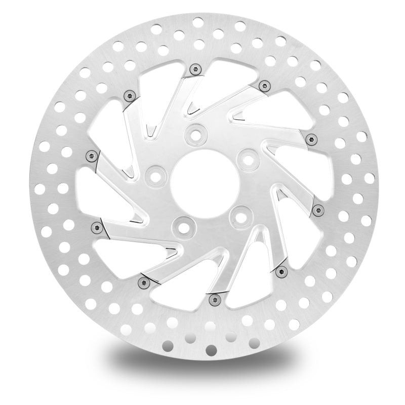 Performance Machine Disc/Carr 11.8 Del Rey Rear Right - Chrome