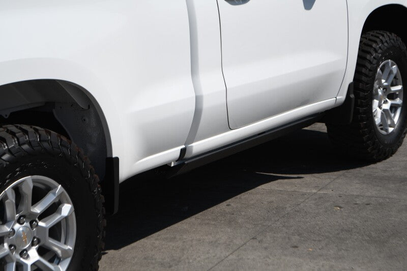 Go Rhino RealTruck 19-24 Chevy Silverado Standard Cab 2dr VoltStep Electric Running Board Kit-Textured Black