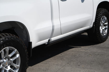 Go Rhino RealTruck 19-24 Chevy Silverado Standard Cab 2dr VoltStep Electric Running Board Kit-Textured Black