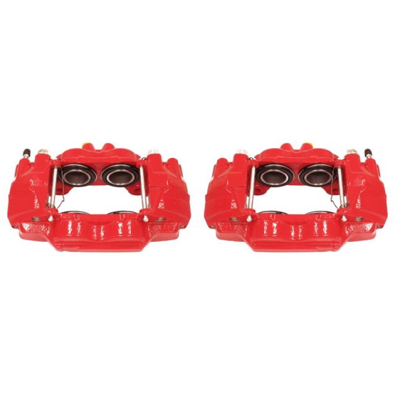 PowerStop Power Stop 03-09 Toyota 4Runner Front Red Calipers w/o Brackets - Pair