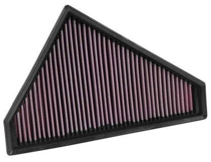 K&N Engineering K&N Replacement Panel Air Filter (Left Side) 2014-2015 Jaguar F-Type 3.0L/5.0L