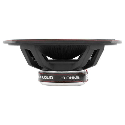 DS18 6x9in 160 Watts RMS 3 ohm 2-Way Coaxial Speakers And Component System w/ Fiberglass Cone