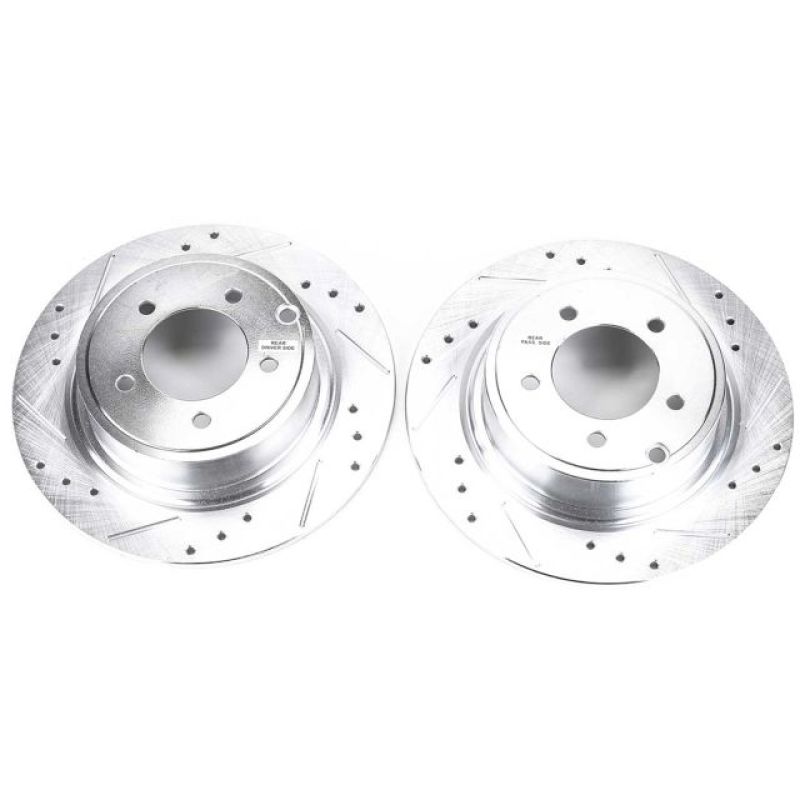 PowerStop Power Stop 11-14 Chrysler 200 Rear Evolution Drilled & Slotted Rotors - Pair