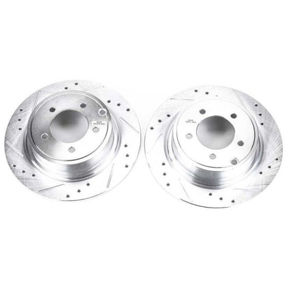 PowerStop Power Stop 11-14 Chrysler 200 Rear Evolution Drilled & Slotted Rotors - Pair