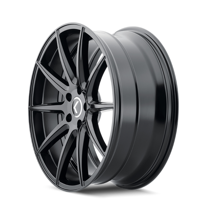 Kraze Wheels Kraze KR194 Cosmos 20x8.5 / 5x108 BP / 38mm Offset / 63.5mm Hub Gloss Black Wheel