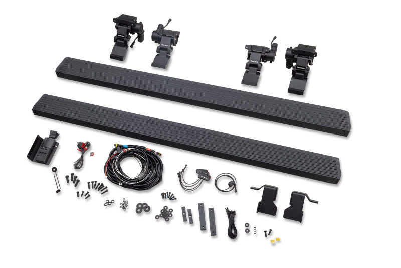 Go Rhino RealTruck 18-24 Jeep Wrangler 4dr VoltStep Electric Running Board Kit - Bedliner Coating