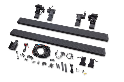 Go Rhino RealTruck 18-24 Jeep Wrangler 4dr VoltStep Electric Running Board Kit - Bedliner Coating