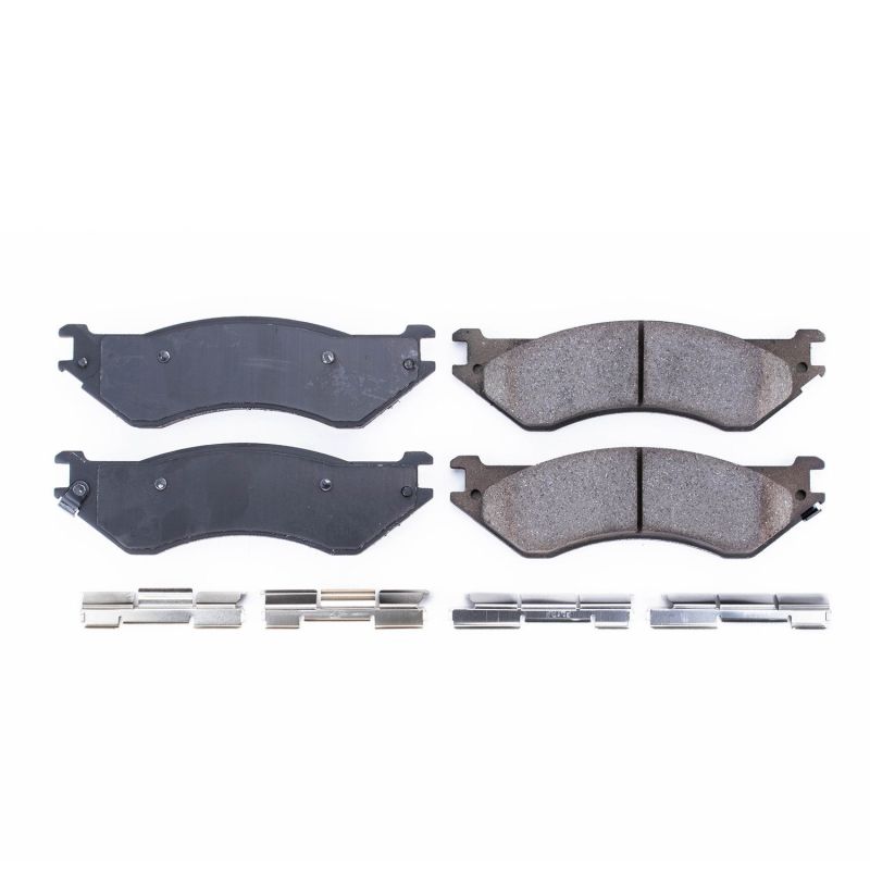 PowerStop Power Stop 01-08 Dodge Ram 2500 Rear Z17 Evolution Ceramic Brake Pads w/Hardware