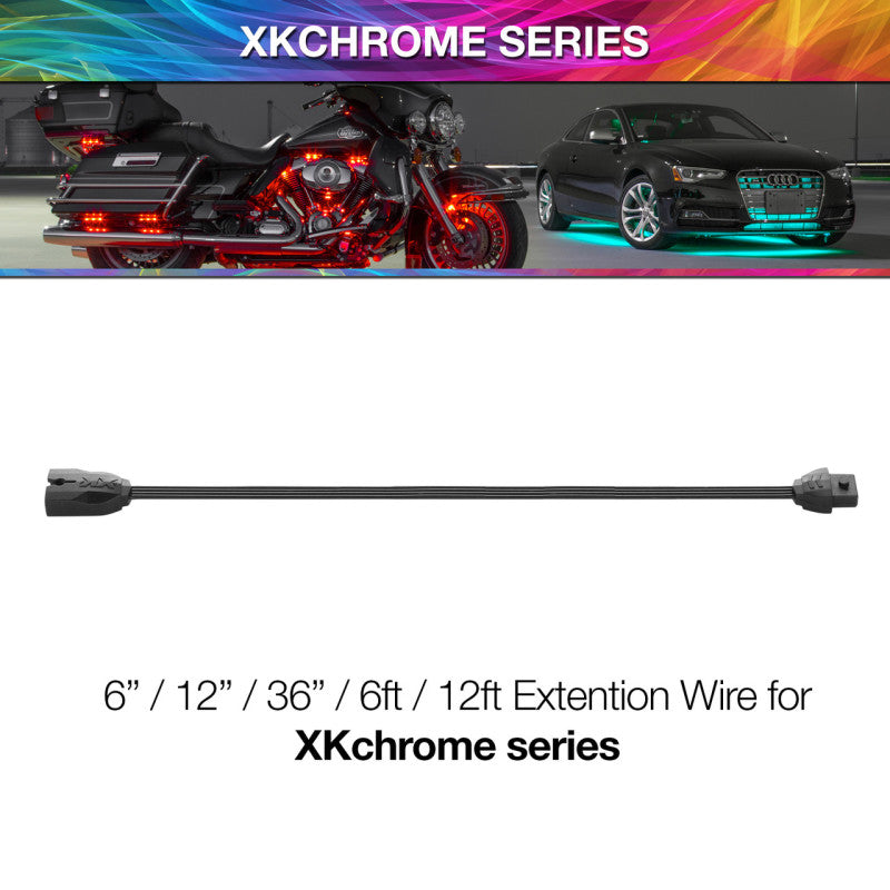 XKGLOW XK Glow 36 Inch - 4 Pin Extension Wire for XKchrome & 7 Color Series