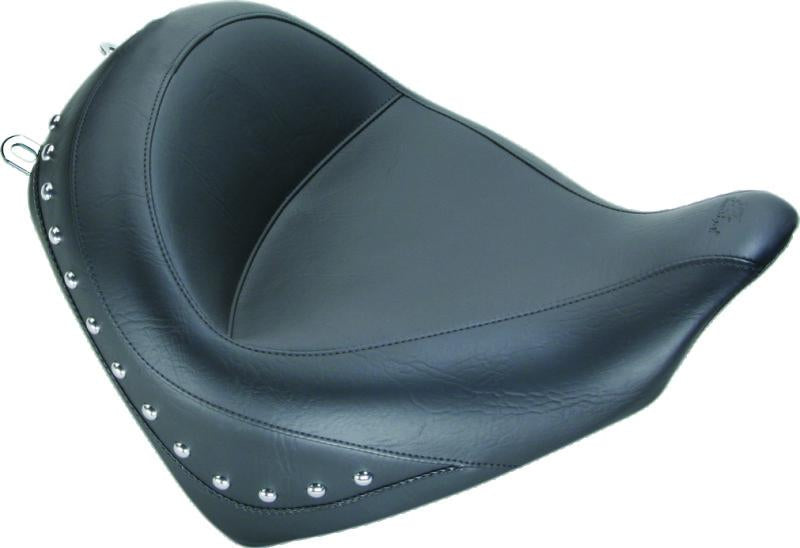 Mustang Motorcycle Mustang 10-21 Honda VT1300CX Fury Wide Touring Solo Seat w/Studs - Black