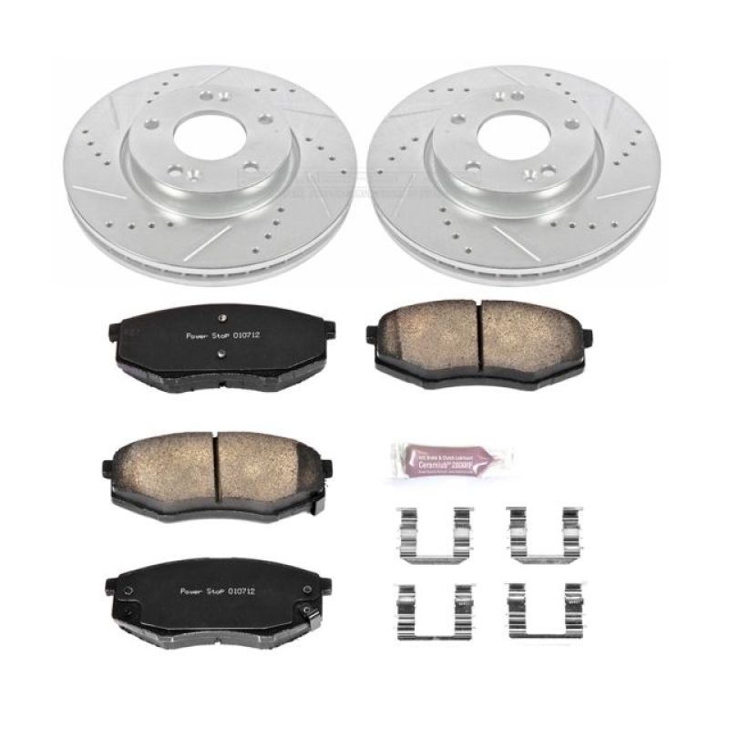 PowerStop Power Stop 10-12 Hyundai Tucson Front Z23 Evolution Sport Brake Kit