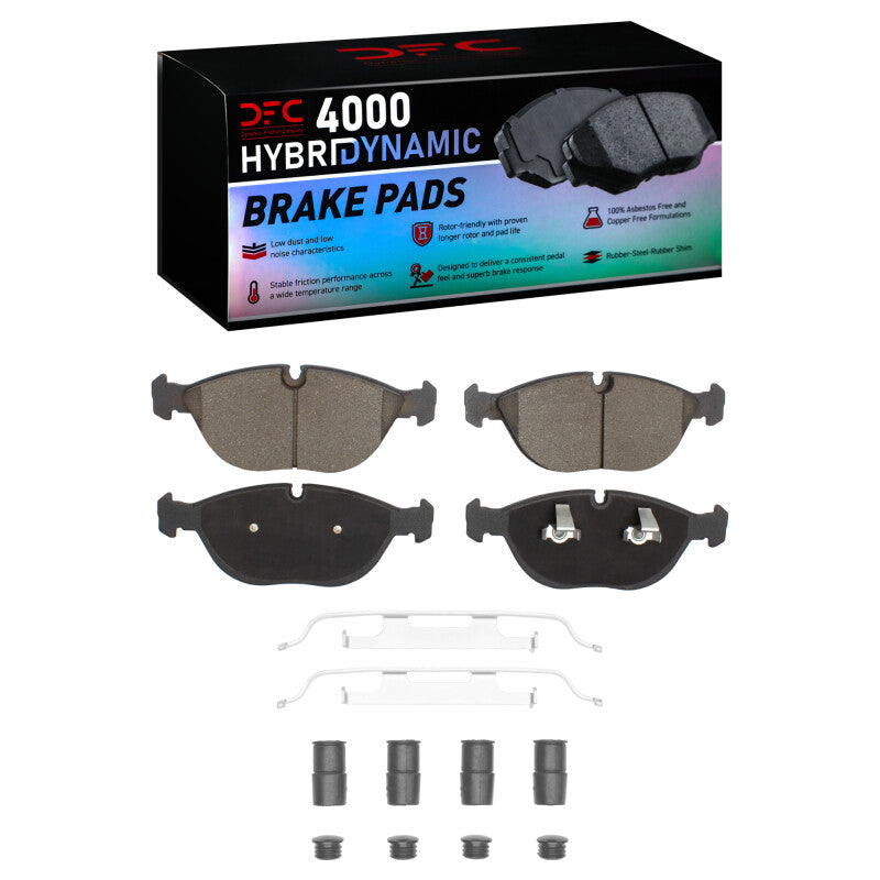 DFC 95-06 Audi TT Quattro Front 4000 HybriDynamic Brake Pads and Hardware Kit