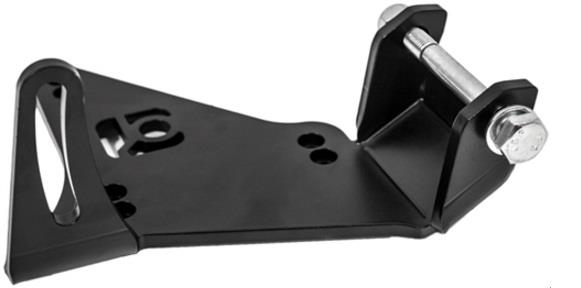 Innovative Mounts Innovative N/A H-Series Black Steel H22 Alternator Relocation Bracket
