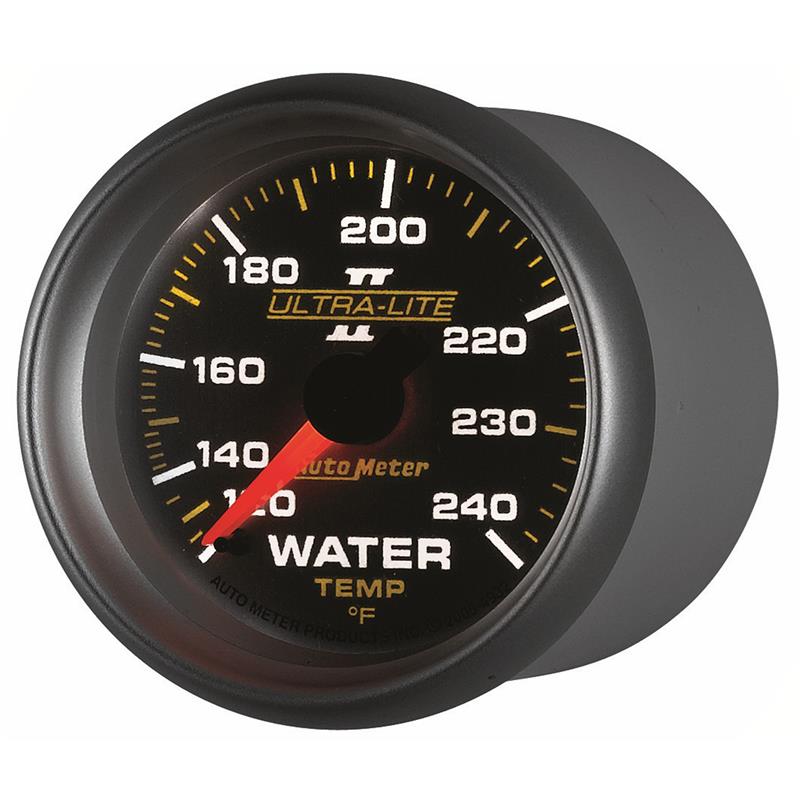 Autometer Ultra-Lite II 52mm 120-240 Deg F Mechanical Water Temp Gauge