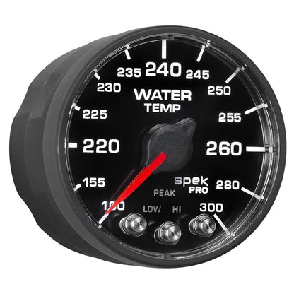 Autometer Spek-Pro - Nascar 2-1/16in Water Temp 100- 300F Bfb Ecu