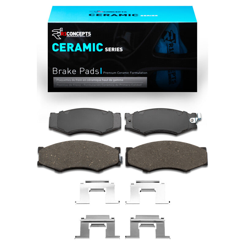 R1 Concepts R1 1982-1997 Infiniti M30 Front R1 Ceramic Pads & Hardware Kit