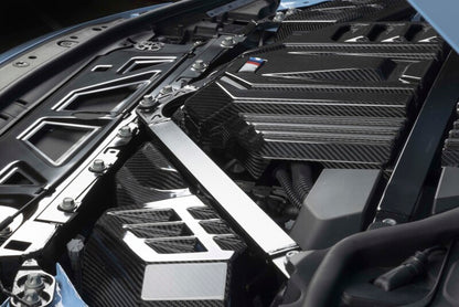 Dinan 21-27 BMW M2/M3/M4 (G80/G82/G87) Gloss Carbon Fiber Engine Cover w/Matte Accents