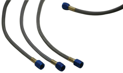Vibrant Univ Oil Feed Kit 4ft Teflon lined S.S. hose with two -3AN female fittings preassembled