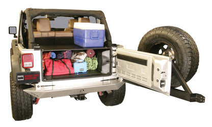 Tuffy Products Tuffy Jk Unlimited Tailgate Enclosure- Black For 2011+