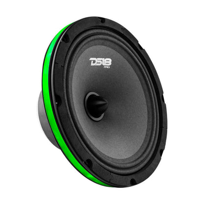DS18 8in Speaker And Subwoofer Ring w/ RGB LED Lights