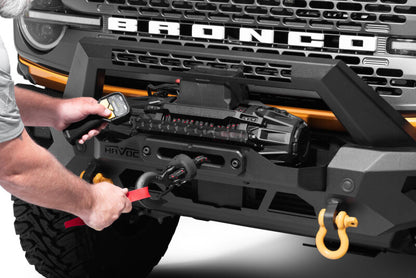 Go Rhino RealTruck Universal Traction Recovery 13K Winch - Black