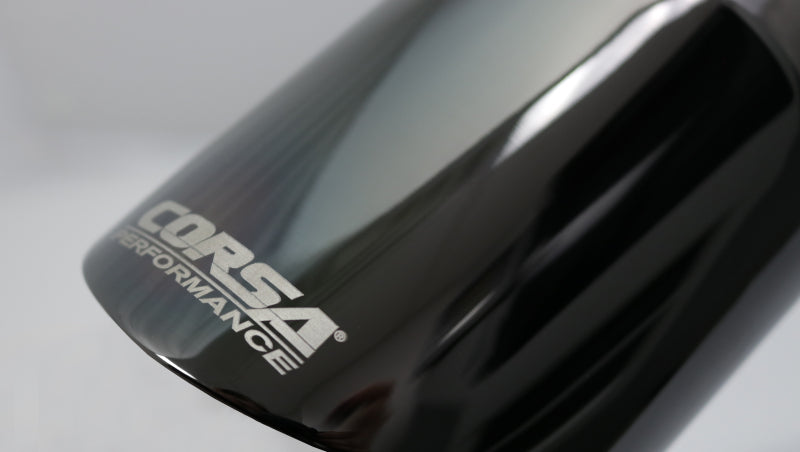 CORSA Performance Corsa Single Universal 2.75in Inlet / 4in Outlet Black PVD Pro-Series Tip Kit