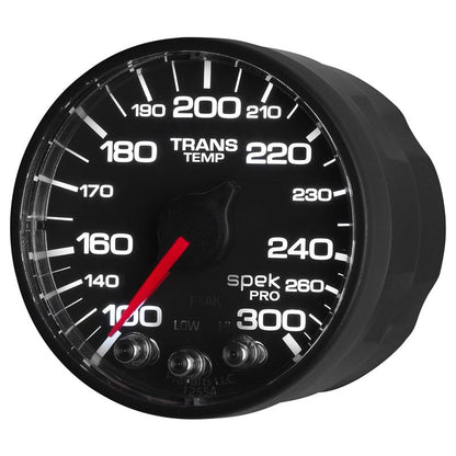 Autometer Spek-Pro 52.4mm 100-300 Deg F Digital Stepper Motor Trans Temp Gauge