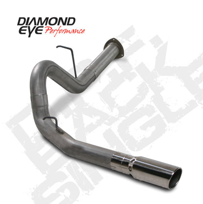 Diamond Eye Performance Diamond Eye KIT 4in DPF-BACK Single SS 07.5-10 CHEVY 6 6L 2500/3500 PCKGD BX46X14X14OD EL-PL
