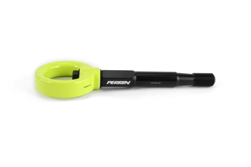 Perrin Performance PERRIN 15-17 Subaru WRX & STI / 13-17 Crosstrek / 12-16 Impreza Tow Hook Kit (Front) - Neon Yellow