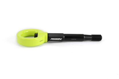 Perrin Performance PERRIN 15-17 Subaru WRX & STI / 13-17 Crosstrek / 12-16 Impreza Tow Hook Kit (Front) - Neon Yellow