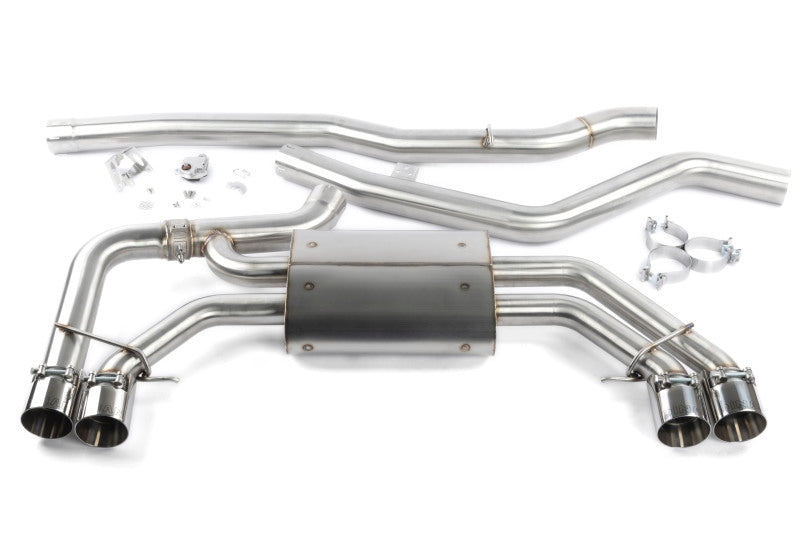Dinan 18-25 BMW X3 M40i/X4 M40i (G01/G02) Valved Catback Exhaust System - Polished Tips