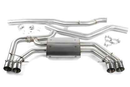 Dinan 18-25 BMW X3 M40i/X4 M40i (G01/G02) Valved Catback Exhaust System - Polished Tips